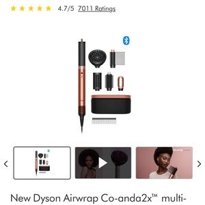 Dyson Airwrap Co‑anda2x Multi‑Styler in Black and Amber Silk